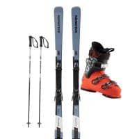 Pack esquís + botas + bastones Gama Alta (Adulto)
